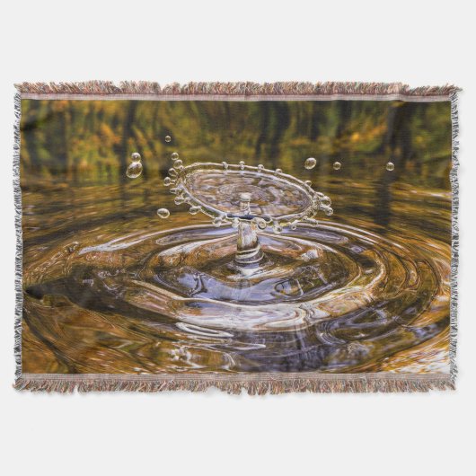 水滴の飛散 スローブランケット (正面)