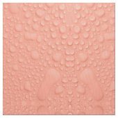 水滴を付けた桃色の背景 ファブリック (クローズアップ)