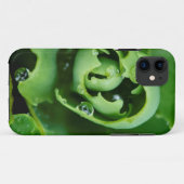 水滴を伴う多肉植物のクローズアップ Case-Mate iPhoneケース (裏面(横))
