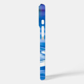 水滴を伴う青いさざ波のある水 Case-Mate iPhoneケース (裏面 / 左)