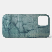 水滴を含む青と白の織物 Case-Mate iPhoneケース (裏面 (横))
