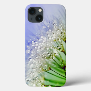 水滴を持つタンポポの種子 iPhone 13ケース