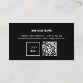 水滴カーウォッシュQRコードロイヤリティカード ロイヤリティカード (裏面)