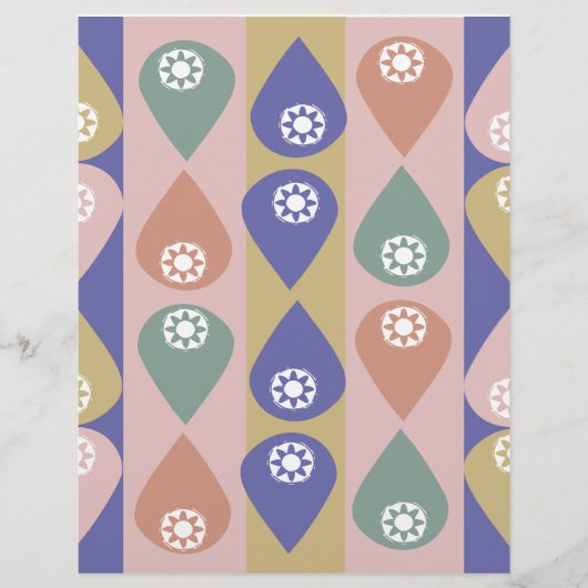 水滴スクラップブック紙 (正面)