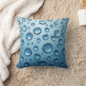 水滴パターンのクッション クッション (ブランケット)