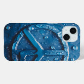 水滴ピースシンボル電話ケース Case-Mate iPhoneケース (裏面 (横))