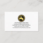 水滴ブルーレイヤ金ゴールド水栓 名刺 (裏面)