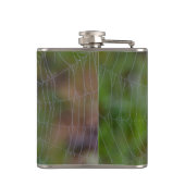 水滴付きクモの巣 フラスク (裏面)