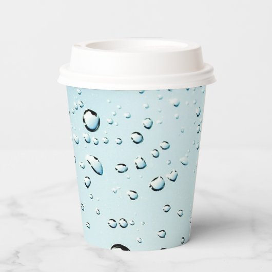 水滴写真文字 紙コップ (裏面)