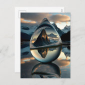 水滴凍っていはがき シーズンポストカード (正面/裏面)