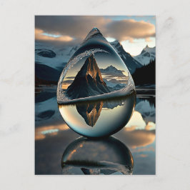 水滴凍っていはがき シーズンポストカード