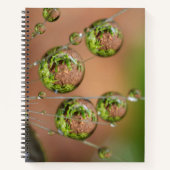 水滴反射 ノートブック (正面)