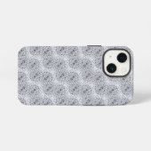 水滴模様のスチール iPhoneケース (裏面横)