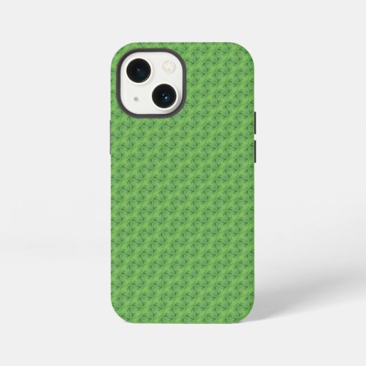 水滴模様の葉 iPhoneケース (裏面)
