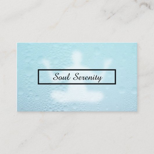 水滴瞑想 名刺 (正面)