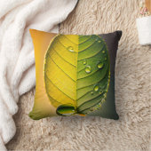 水滴穏やかな穏やかな自然平和フリー クッション (ブランケット)