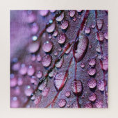 水滴紫葉20' x 20' 676個 ジグソーパズル (縦)