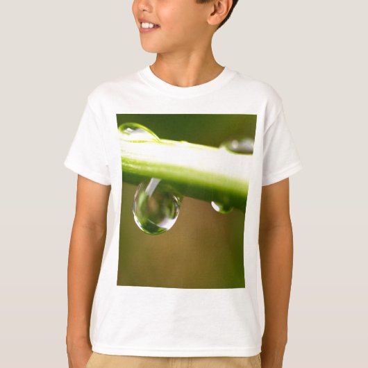 水滴葉 Tシャツ (正面)