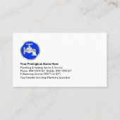 水滴金ゴールド水栓層 名刺 (裏面)