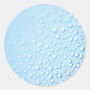 水滴雨量マクロ写真抽象芸術サマー ラウンドシール