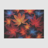 水滴鮮やか付き秋のメ離れデメの 薄葉紙 (正面)