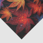 水滴鮮やか付き秋のメ離れデメの 薄葉紙 (詳細)