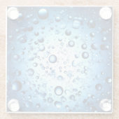 水滴 ガラスコースター (裏面)