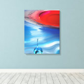 水滴 キャンバスプリント (インサイチュ (ウッドフロア))