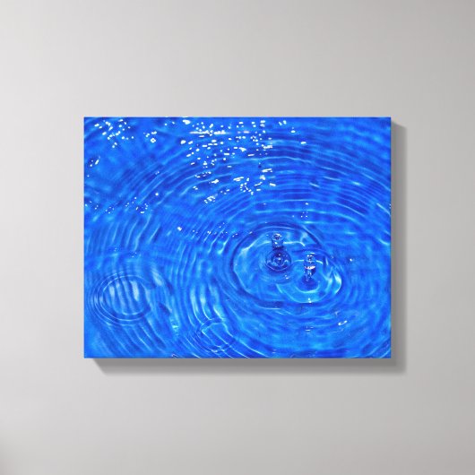 水滴 キャンバスプリント (正面)