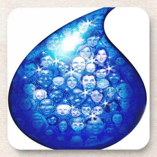 水滴 コースター (正面)