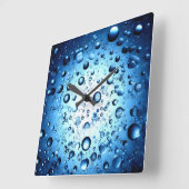 水滴 スクエア壁時計 (傾斜)