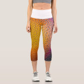 水滴 – ハイウェストCapris カプリレギンス (正面)