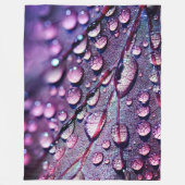 水滴 フリースブランケット (正面)