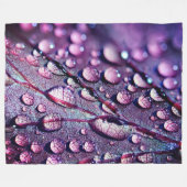 水滴 フリースブランケット (正面(横))