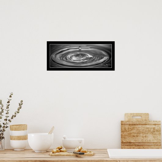 水滴 ポスター (キッチン)