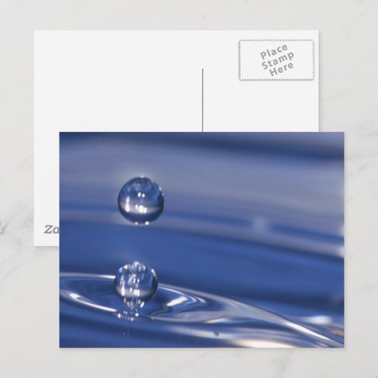 水滴 ポストカード (正面/裏面)