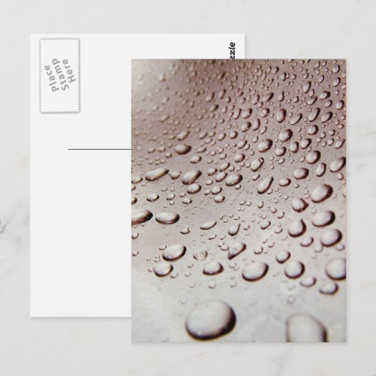 水滴 ポストカード (正面/裏面)