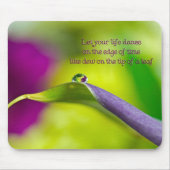 水滴 マウスパッド (正面)