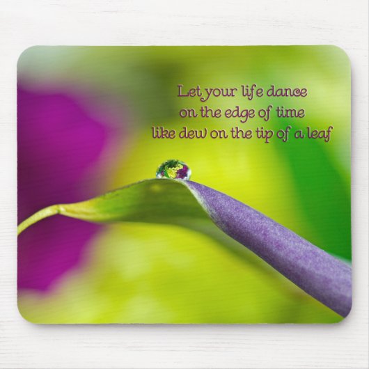 水滴 マウスパッド (正面)