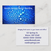 水滴 名刺 (正面/裏面)