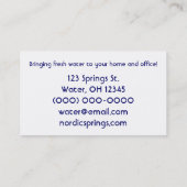 水滴 名刺 (裏面)