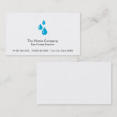 水滴 名刺 (正面/裏面)