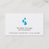 水滴 名刺 (正面)