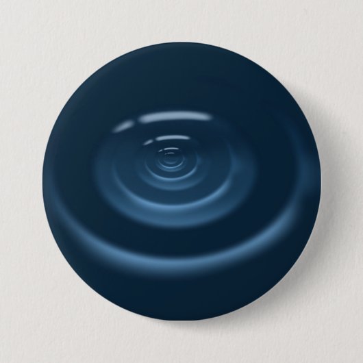 水滴 缶バッジ (正面)