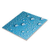 水滴(青) |セラカスタムミックタイル タイル (側面)