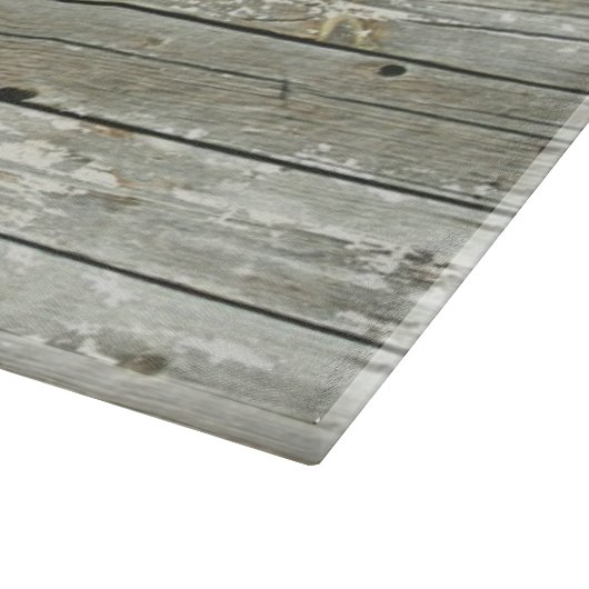 水漆喰を塗られた納屋の木製の農家の夏のラベンダー カッティングボード (角)