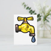 水漏れ蛇口の招待状 招待状 (スタンド正面)