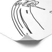 水漏れ蛇口 ポスター (角)