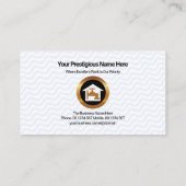 水漏れ配管パイプ青波状配管フィッター 名刺 (裏面)