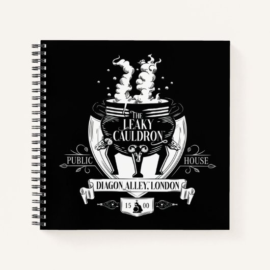水漏れ釜™ショップグラフィック ノートブック (正面)